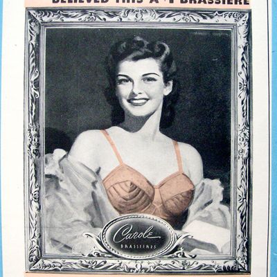 Vintage Ad: 1942 Carole Brassieres