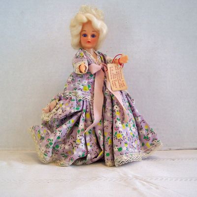 Blonde Hair Colonial Dressed Lady Colonial Doll