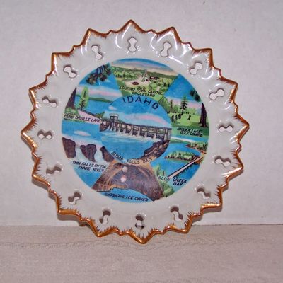 Idaho Souvenir Plate