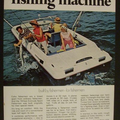 Vintage Ad: 1970  Evinrude  Outboard  Motors