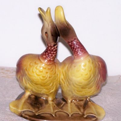 LARGE Pair Of DUCKS Planter, HULL
