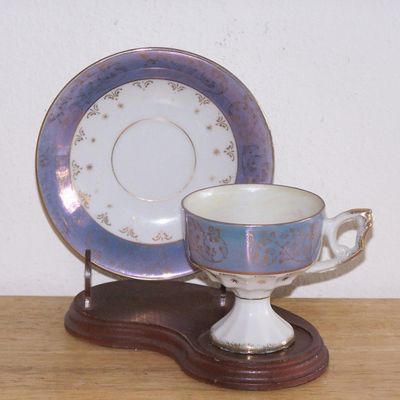 Pedestal Demitasse Cup And Saucer