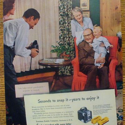 1953 Kodak With Man Taking Picture