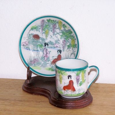 Geisha Demitasse Cup & Saucer