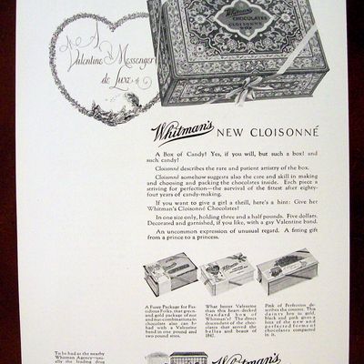 Vintage Ad: 1926 Whitman's Chocolates