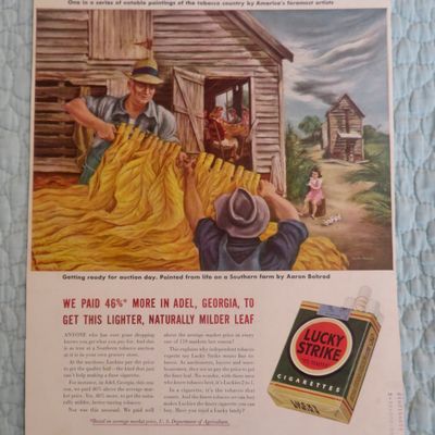 1942 Lucky Strike Cigarette By Aaron Bohrod