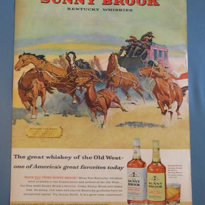 1960 Sunny Brook Whiskey with Winning The West