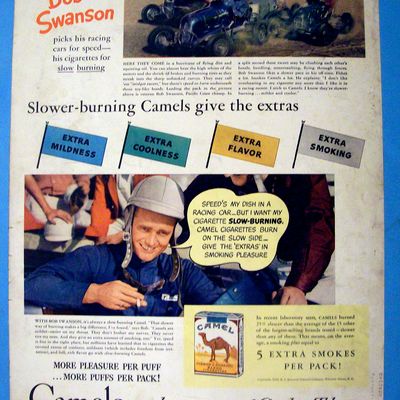 Vintage Ad: 1940 Camel Cigarettes with Bob Swanson