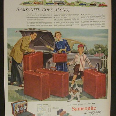 1952  Samsonite  Luggage