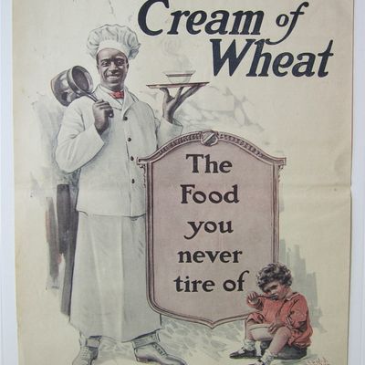 1918 Cream Of Wheat Cereal Ad with Little Child