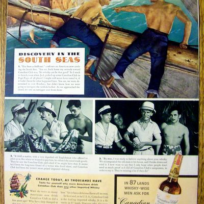 1940 Canadian Club Whiskey
