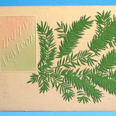 1908 Postcard:  Christmas Greeting, Used