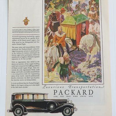 1930 Packard With Ladies Of England