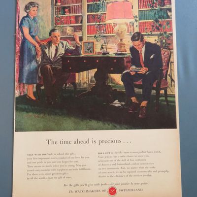 1948 Watchmakers of Switzerland with Boy & Parents