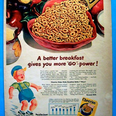 Vintage Ad: 1948 Cheerios