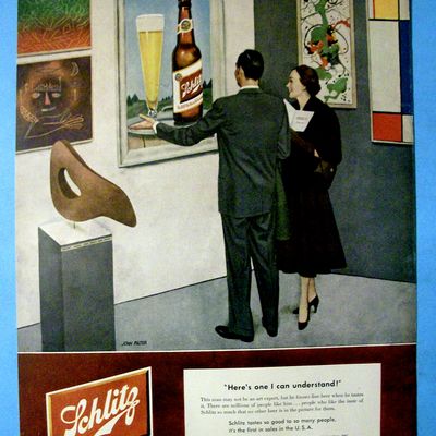 Vintage Ad: 1952 Schlitz Beer By John Falter