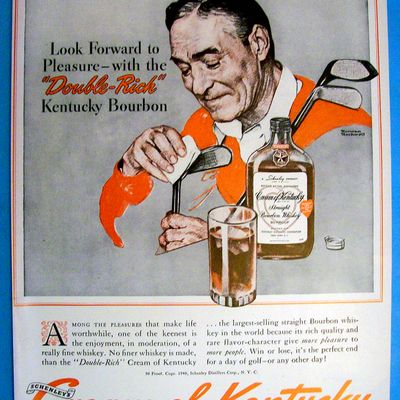 1940 Cream Of Kentucky By Norman Rockwell