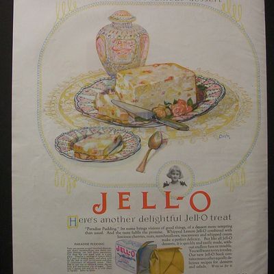 Vintage Ad : 1926 Jell-O & Sun Maid Raisins