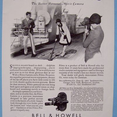 Vintage Ad: 1930 Bell & Howell Filmo