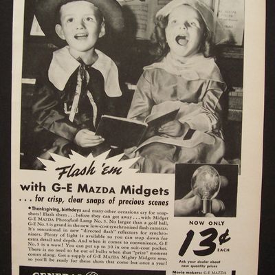1940 General Electric Mazda Midgets