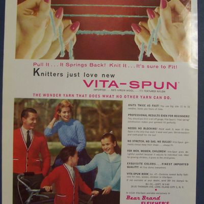 1960  Vita - Spun  Yarn