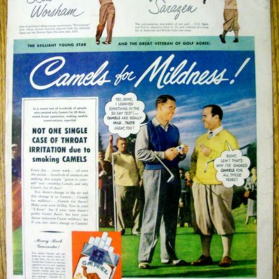1949 Camel Cigarettes with Lew Worsham/Gene Sarazen