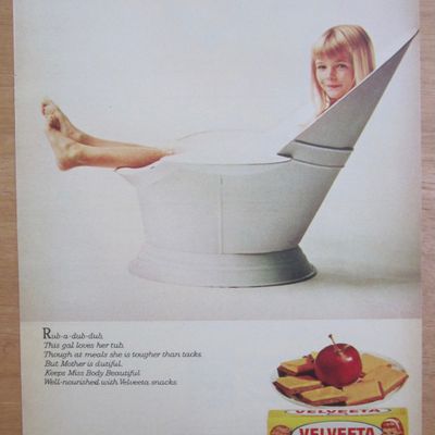 1966 Velveeta Cheese with Rub A Dub Dub