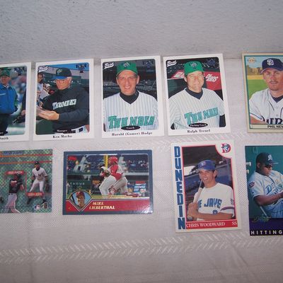 9 Miscellaneous Baseball Cards