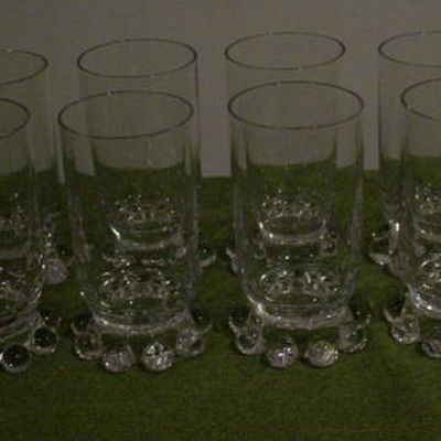 (8) Imperial Candlewick Juice Tumblers