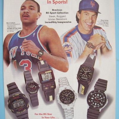 Vintage Ad: 1988 Armitron Watch w/Jackson & Carter