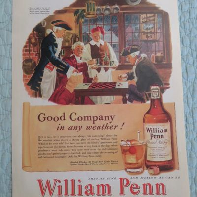 1947 William Penn Whiskey with Star Tavern