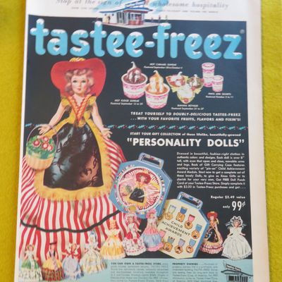 1956 Tastee Freez with a Variety of Personality Dolls