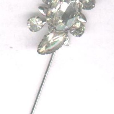 Clear Rhinestone Stick Pin