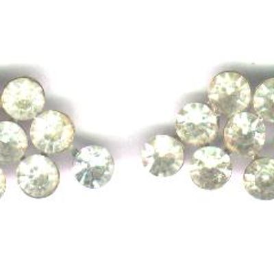 Pair Rhinestone Shoe Clips