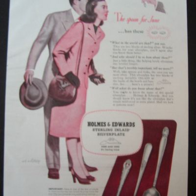 1947  Holmes  &  Edwards  Silverplate