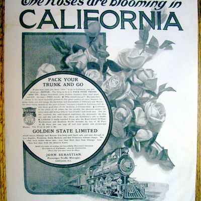 Vintage Ad: 1904 Golden State Limited