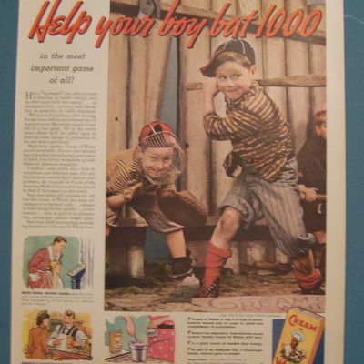 Vintage Ad: 1937 Cream Of Wheat Cereal