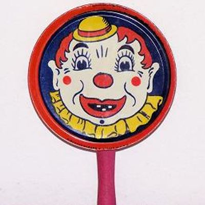 New Year’S Eve  Rattle Noisemaker W/ Clown