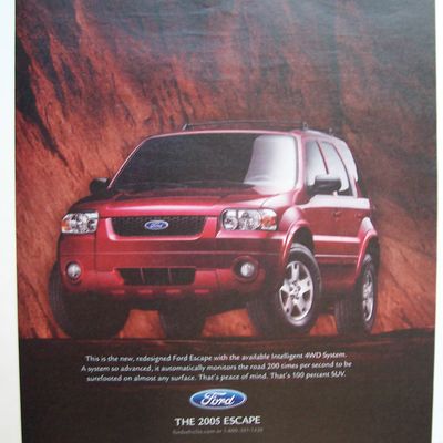 Vintage Ad: 2004  Ford  Escape