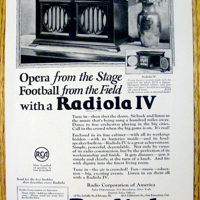 1923 Radiola IV Receiver