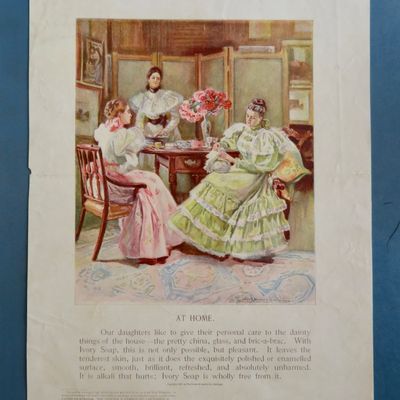 1896 Ivory Soap with Lovely Women Talking