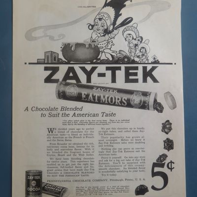 1922 Zay-Tek Eatmors with Woman Cooking