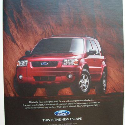 Vintage Ad: 2004  Ford  Escape
