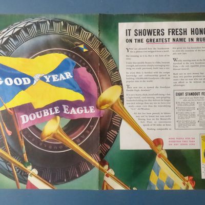 1936 Good Year Tires with Double Eagle Airwheel Tires