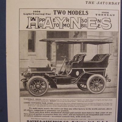 1904  Haynes  Automobiles