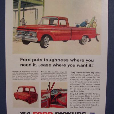 Vintage Ad: 1963 Ford Pick Ups