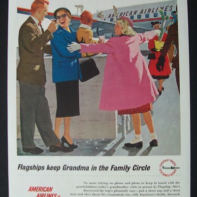 Vintage Ad: 1955  American  Airlines