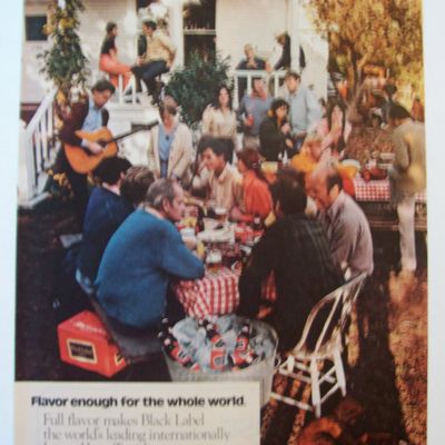1972  Carling  Black  Label  Beer
