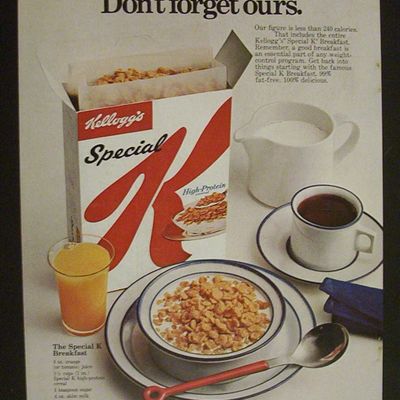1970  Kellogg's  Special  K  Cereal