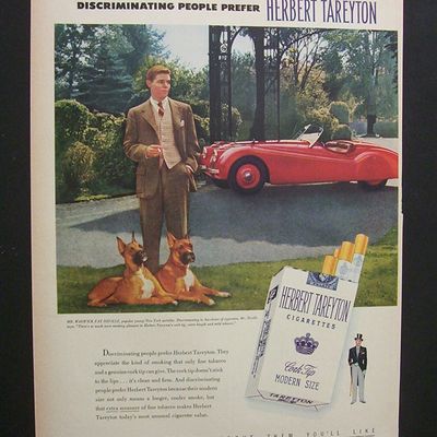 1952  Herbert  Tareyton  Cigarettes